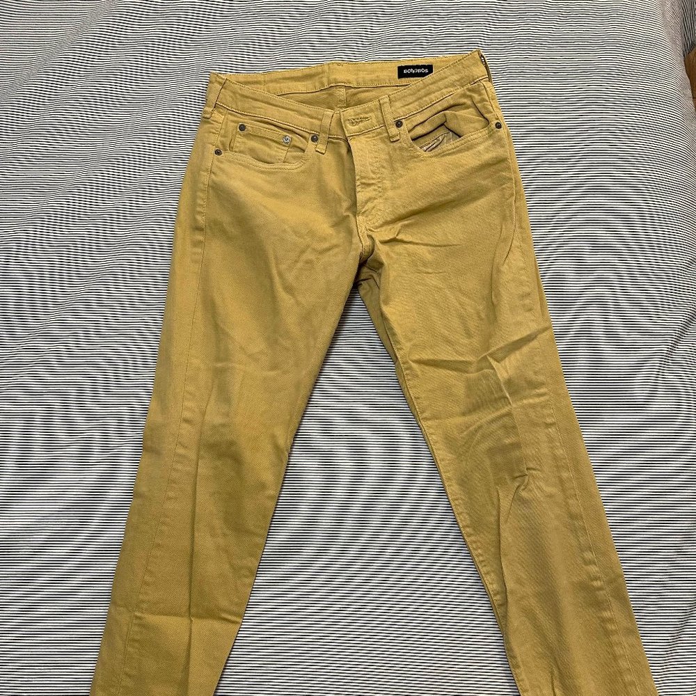 Bonobos Men's Travel jeans, khaki color, 30x30